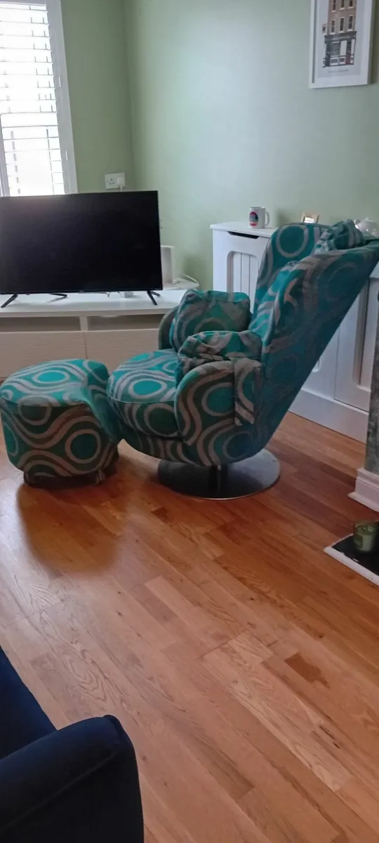 Chair and Foot Stool - Image 2