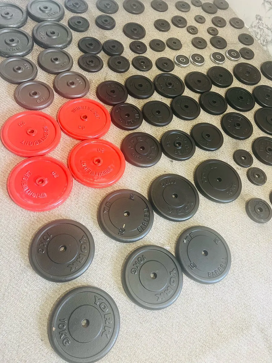 Large collection of Cast iron weights  €2 per kg - Image 2