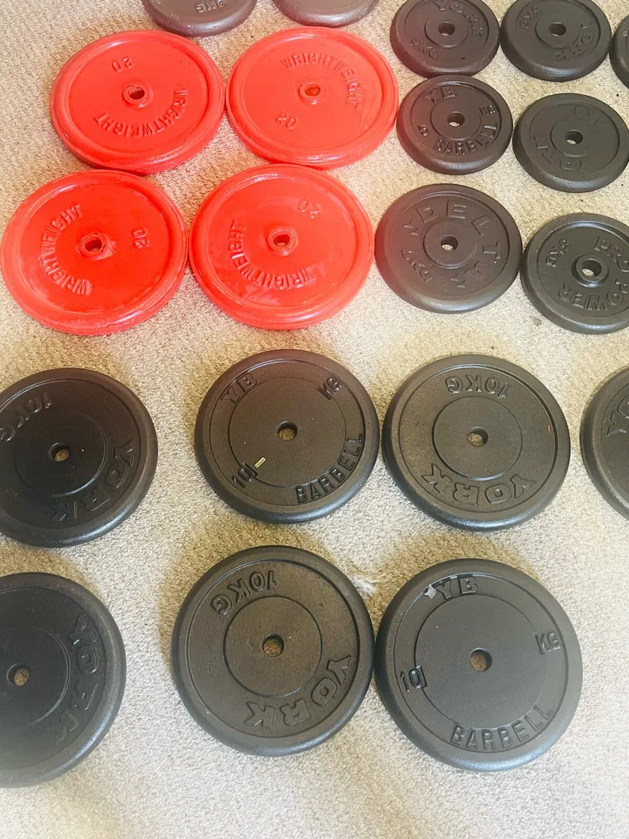 Large collection of Cast iron weights  €2 per kg - Image 3