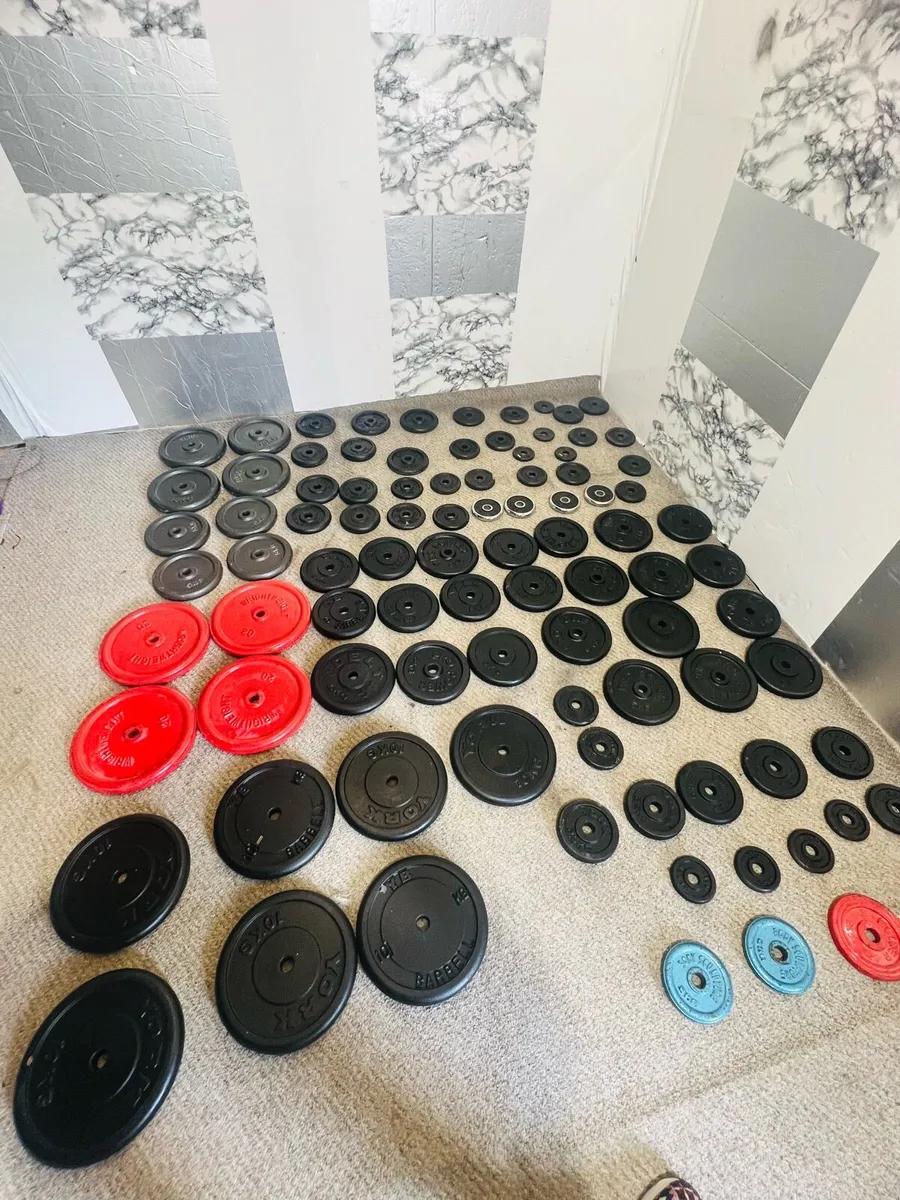 Large collection of Cast iron weights  €2 per kg - Image 4