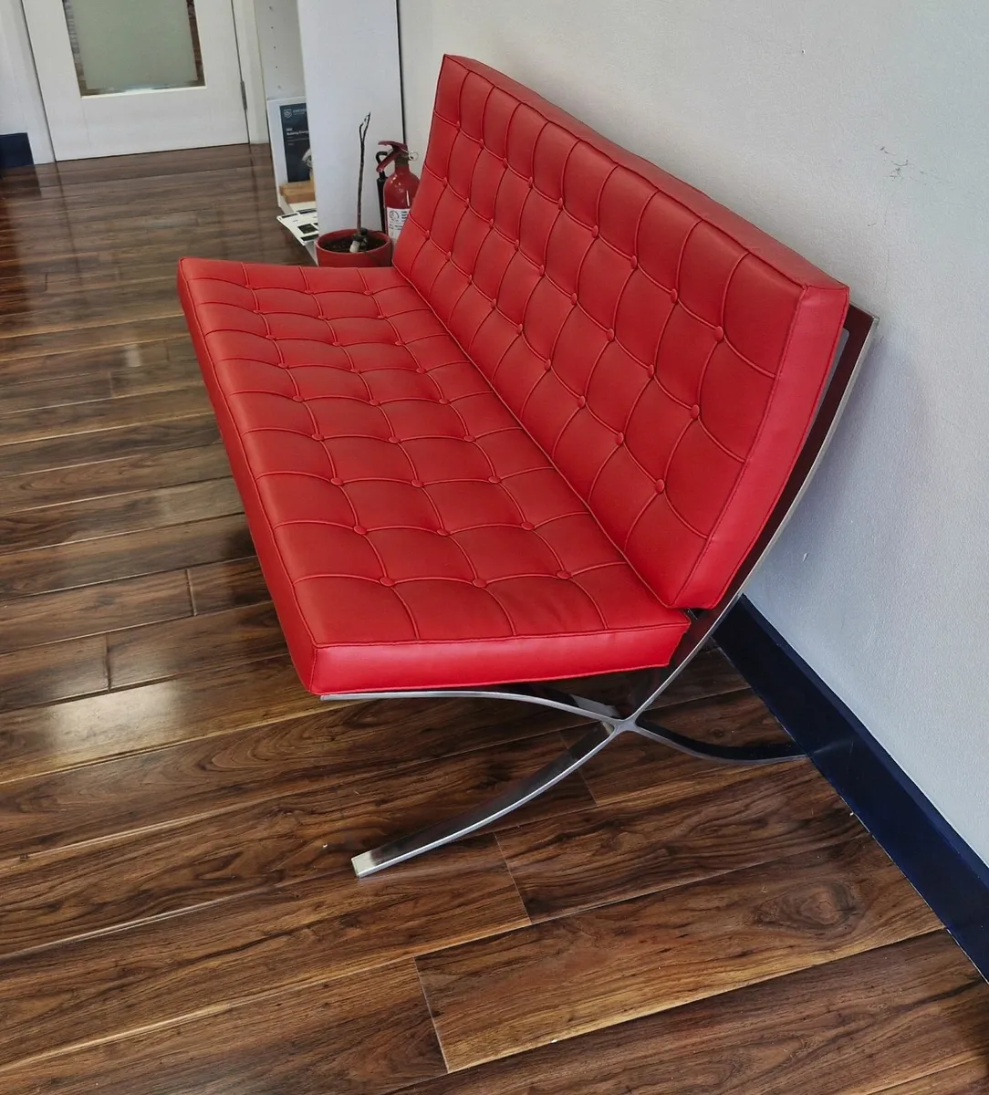 Leather Reception Couch - Image 2