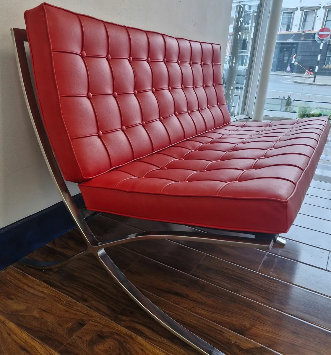 Leather Reception Couch - Image 3