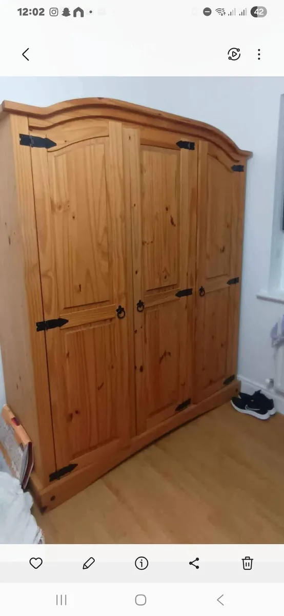 Puerto Rico 3 Door Wardrobe - Image 1