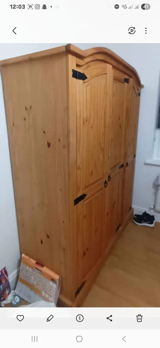 Puerto Rico 3 Door Wardrobe - Image 2