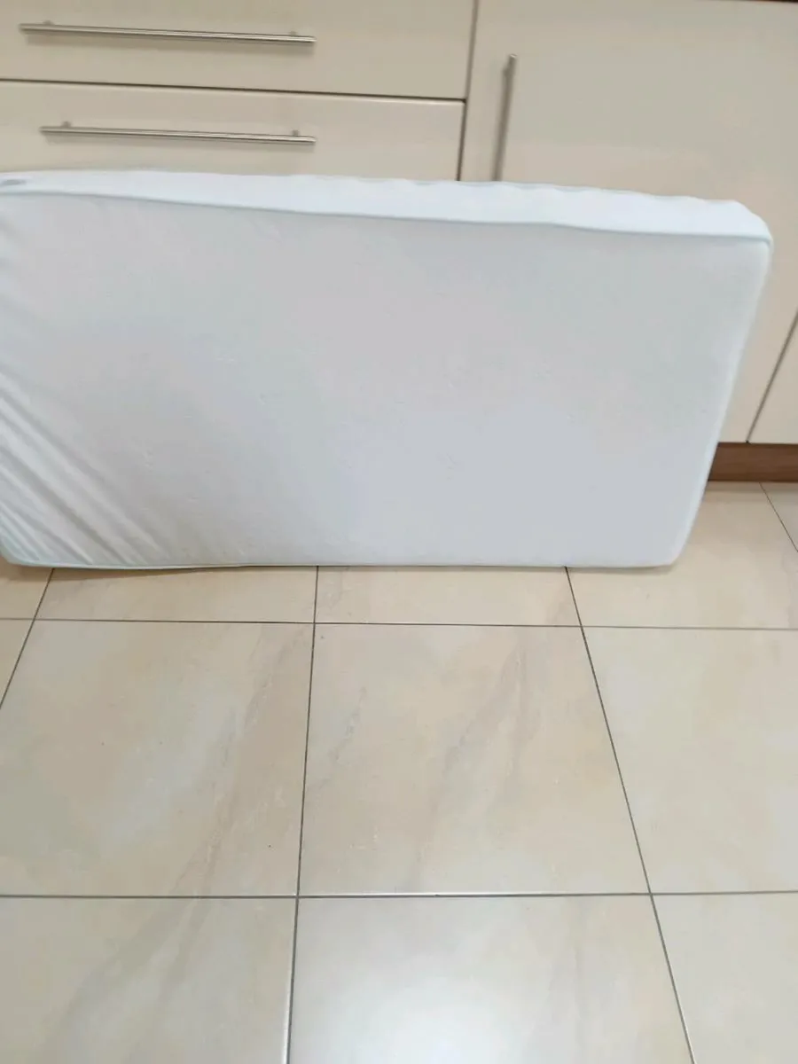 BABYS COT. +  QUALITY  MATTRESS - Image 4