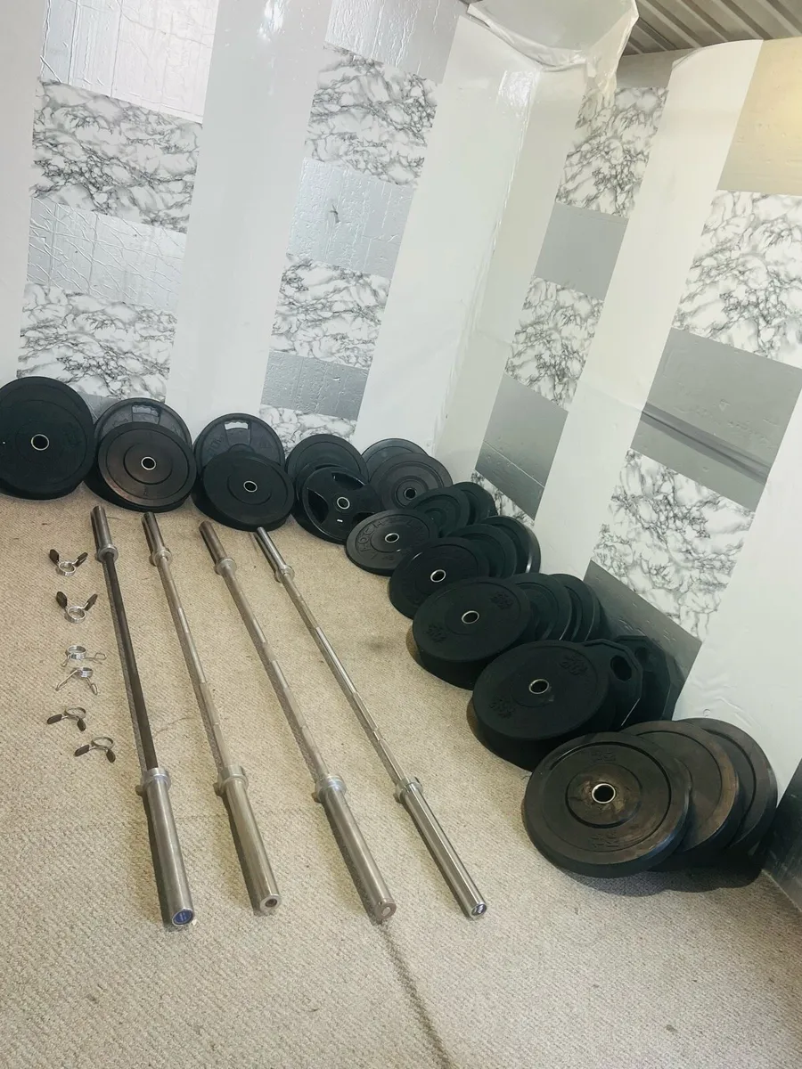 RUBBER OLYMPIC WEIGHTS €2.5 per Kilogram - Image 1