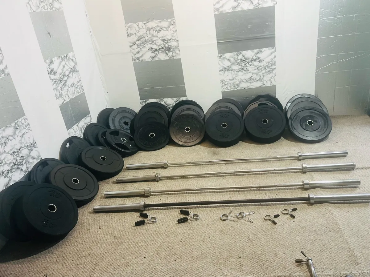 RUBBER OLYMPIC WEIGHTS €2.5 per Kilogram - Image 2