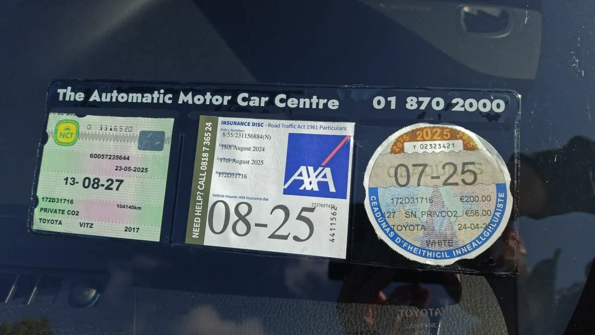 Toyota Vitz 2017 1.0L Auto - New NCT - Image 2