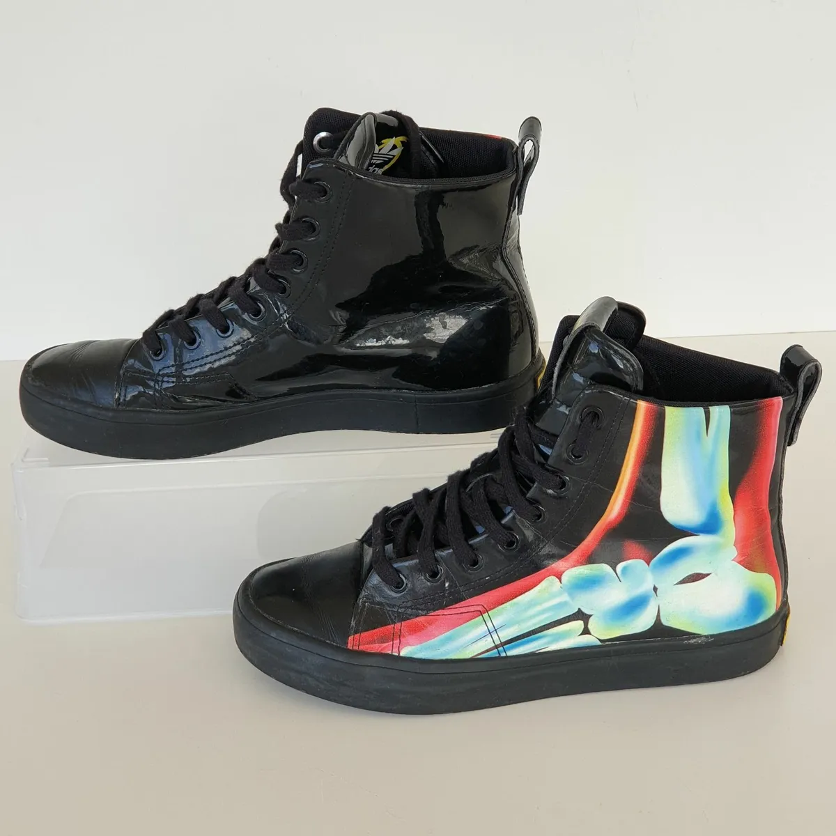 Adidas x Rita Ora skeleton hi top trainers - Image 3