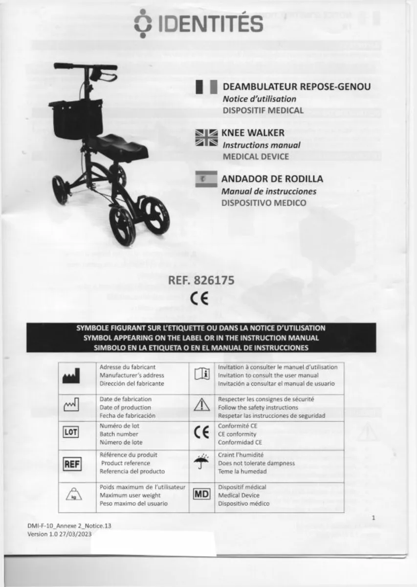 Knee Walker - Image 1