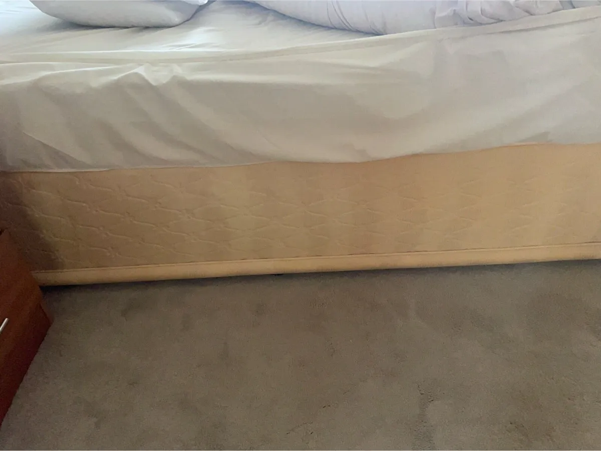 Super king base and headboard - Image 1