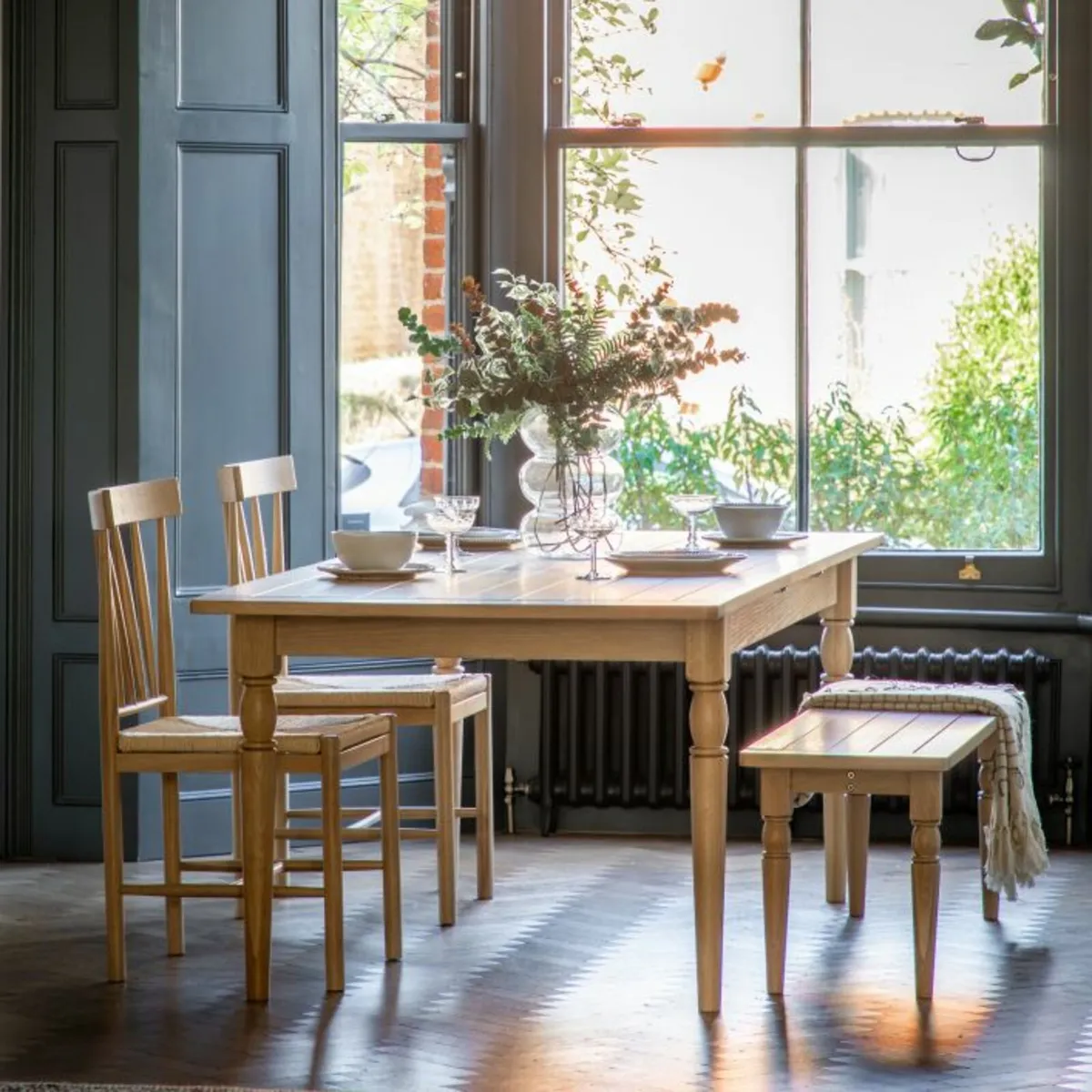 Eton Solid Oak dining Table - Image 1