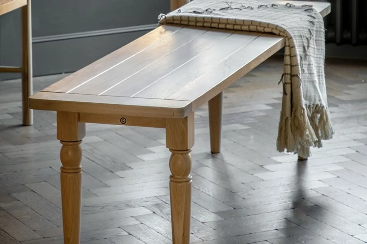 Eton Solid Oak dining Table - Image 2