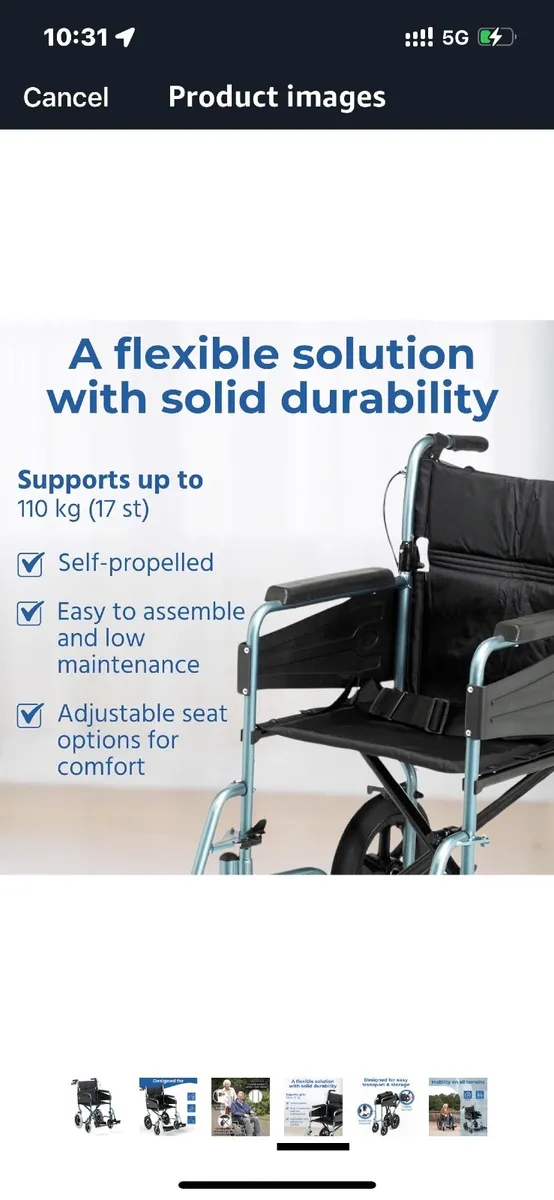 Manual Wheelchair - Image 2