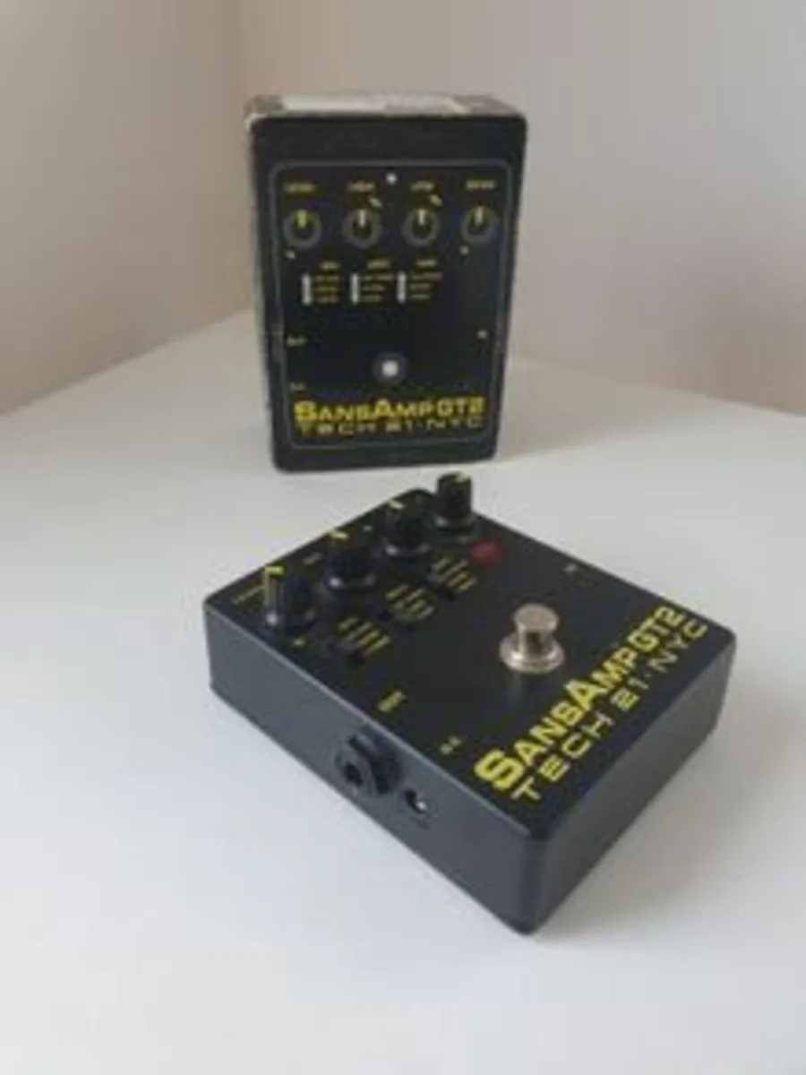 Tech21 SansAmp GT2 Distortion Guitar Effect Pedal - Image 1