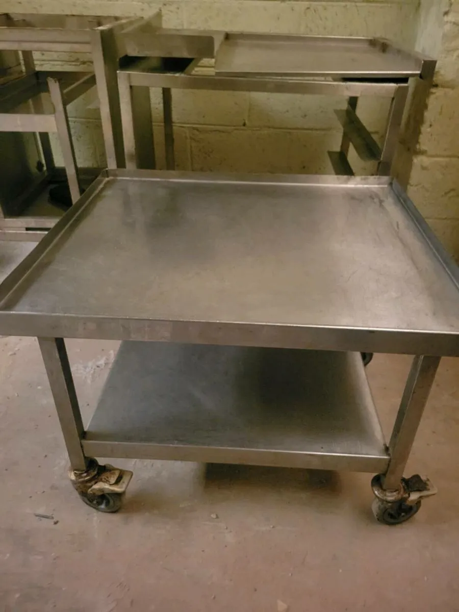 Table Stand Stainless Steel - Image 2