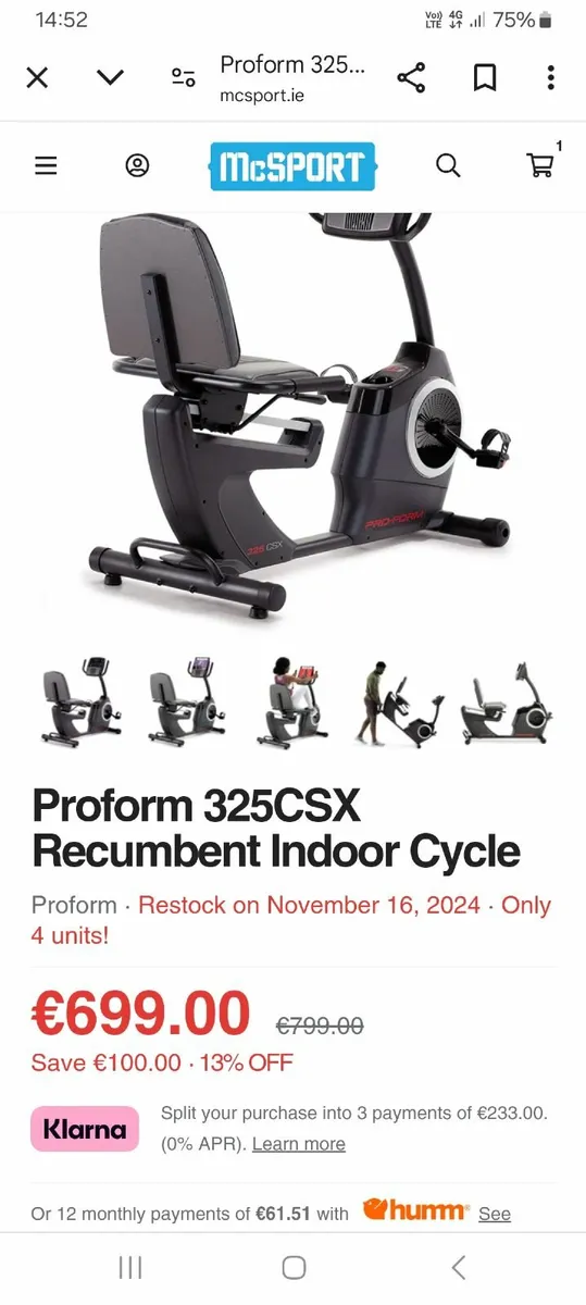 Exercise Bike - Image 2
