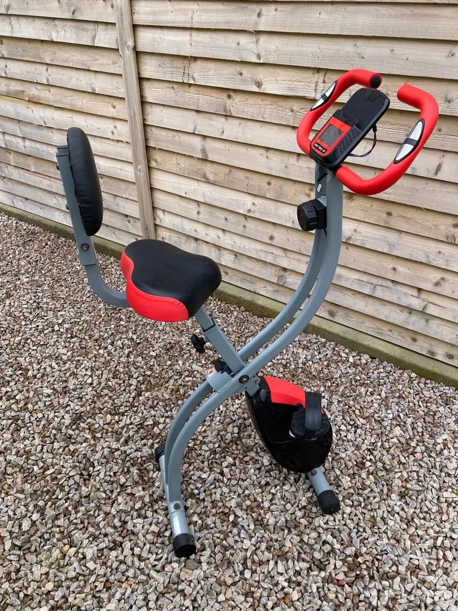 Ultrasport F-Bike 150/200, exercise bike with back - Image 1