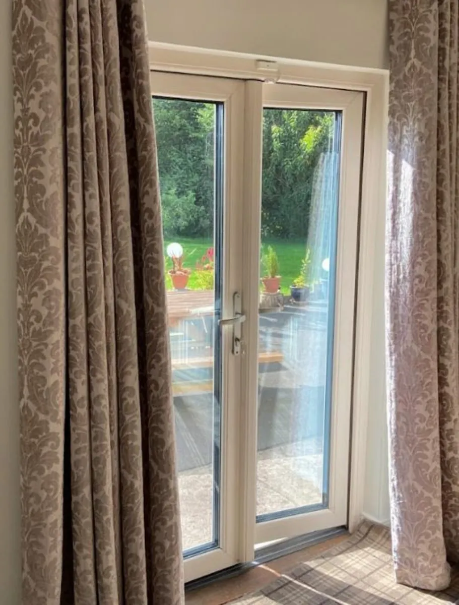 Cream French Doors - TRIPLE GLAZED - Image 2