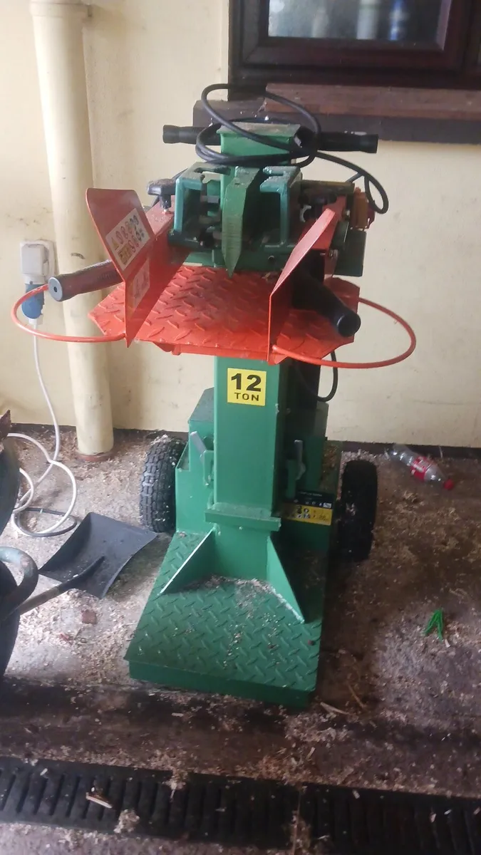 New 12 ton log splitter