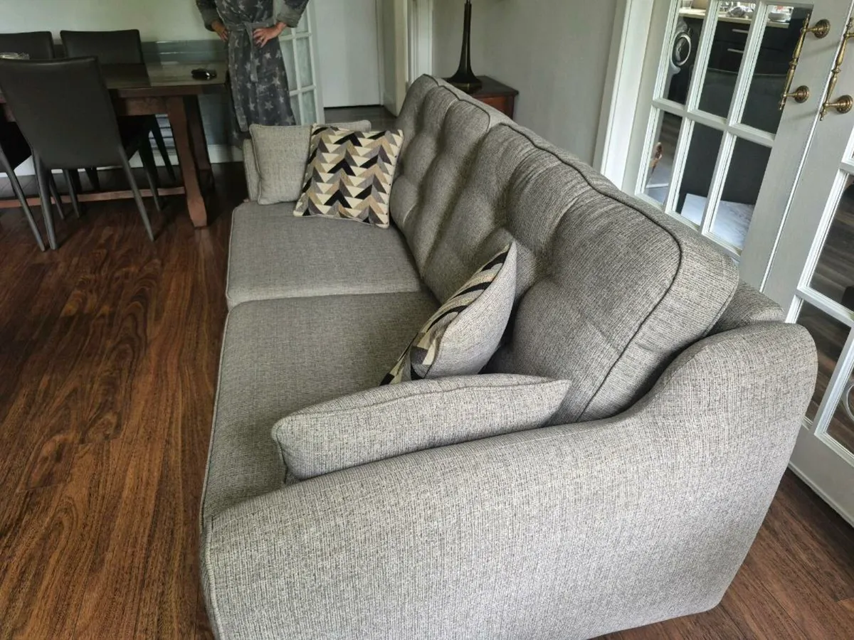 Beige/Brown Sofa - Image 2