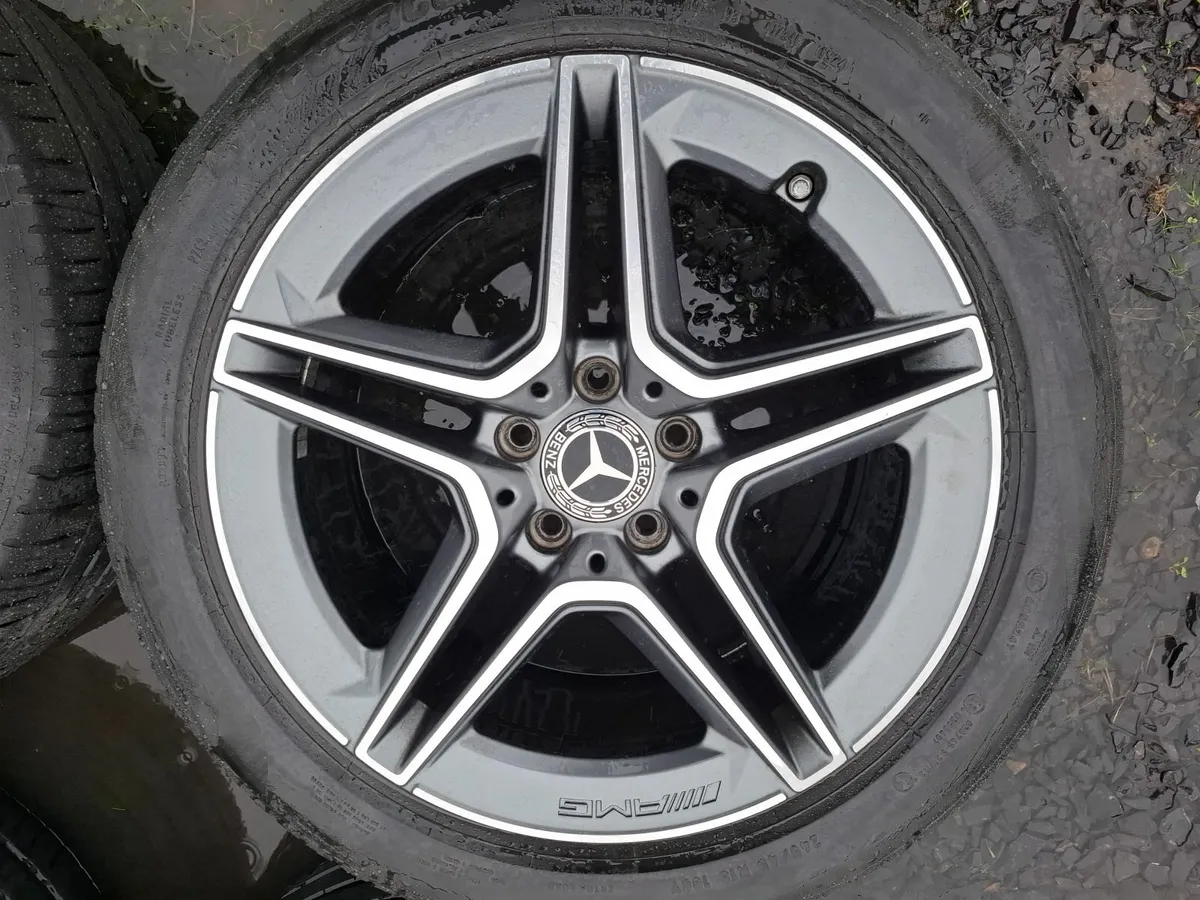 18" Genuine Mercedes E Class Amg Alloys with tyres - Image 2