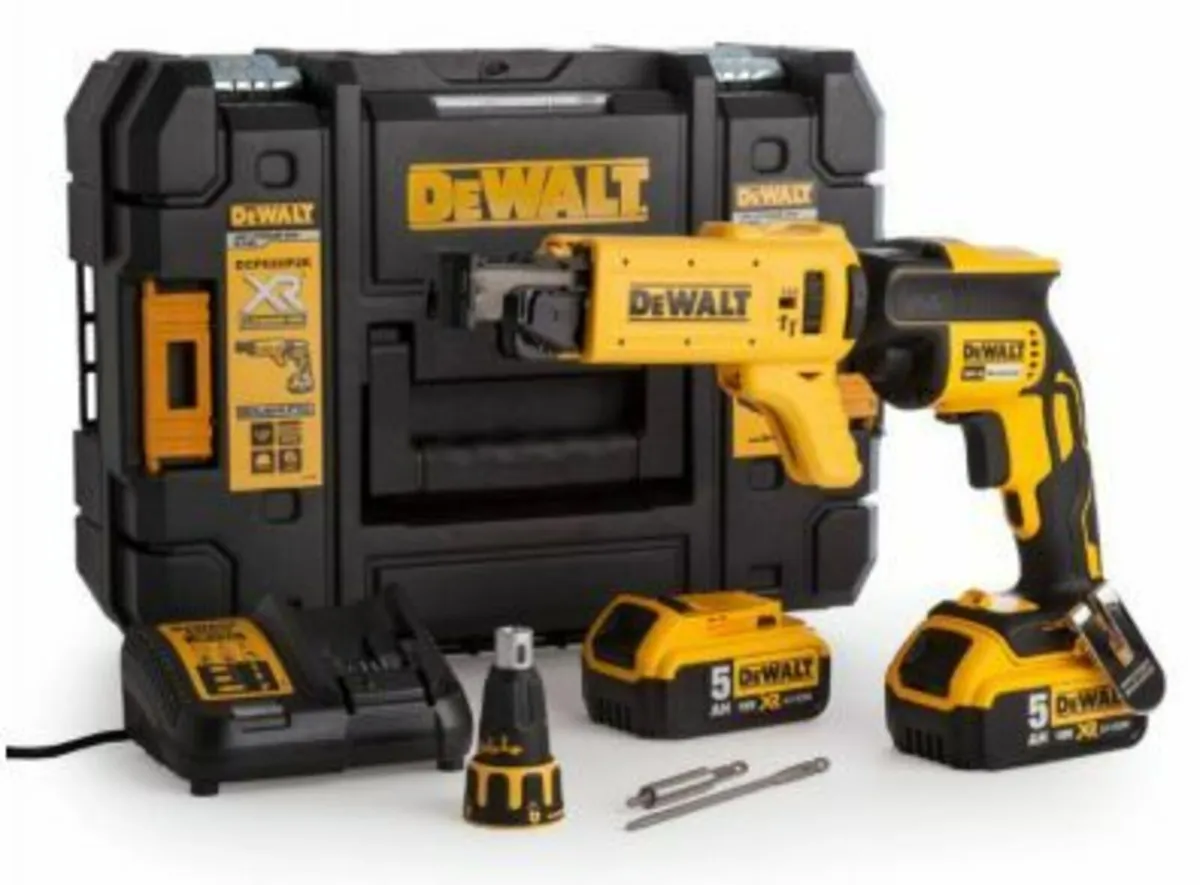 DeWalt DCF620P2K 18V Drywall Screwdriver 5ah Kit