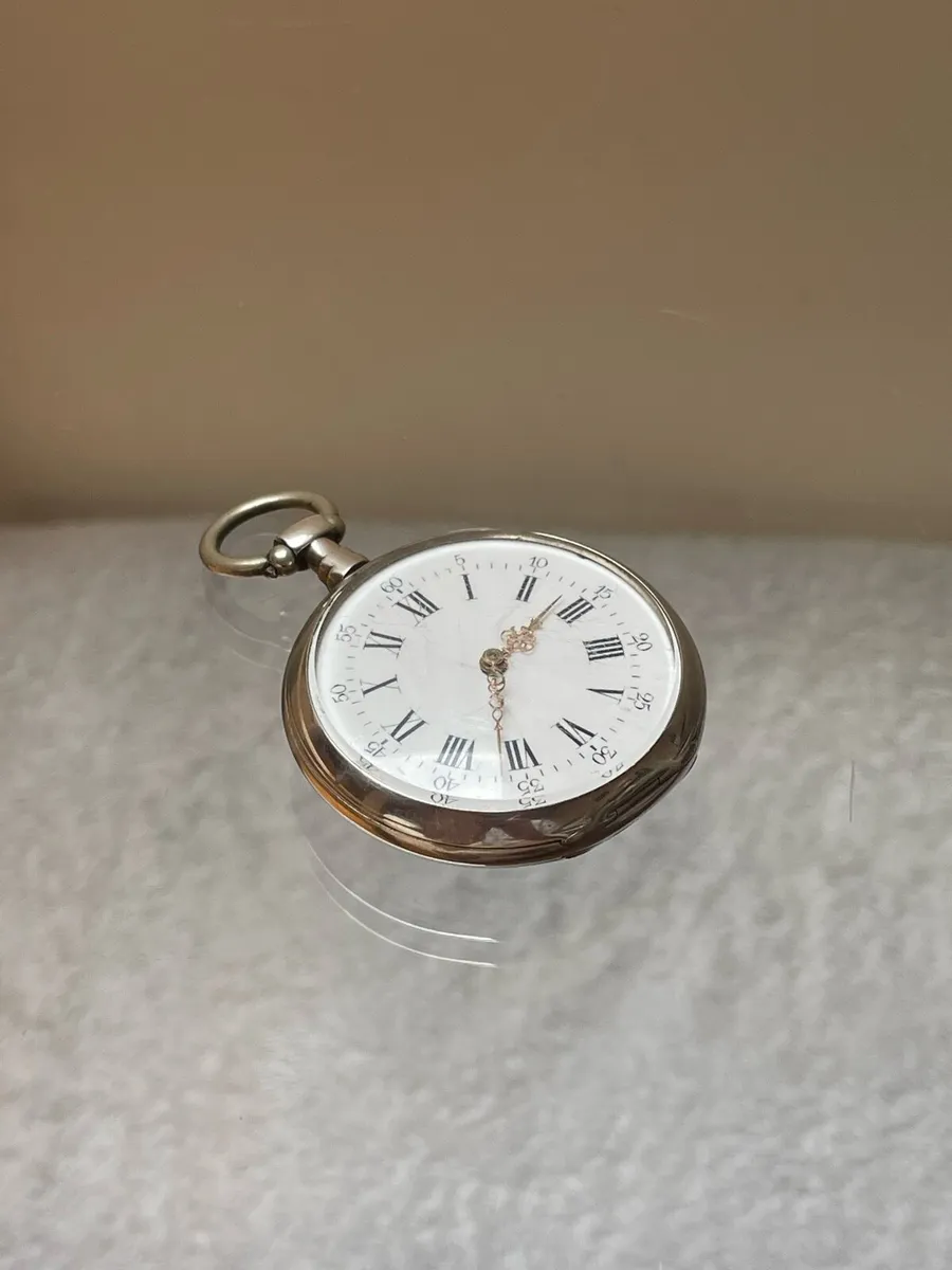 Antique Silver Pocket Watch - Image 1