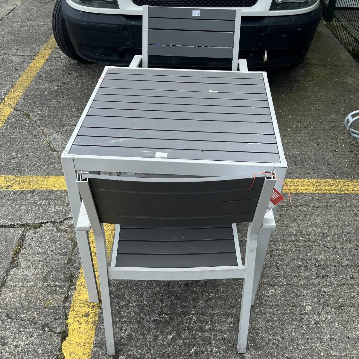 Grey IKEA Patio Set - Image 2