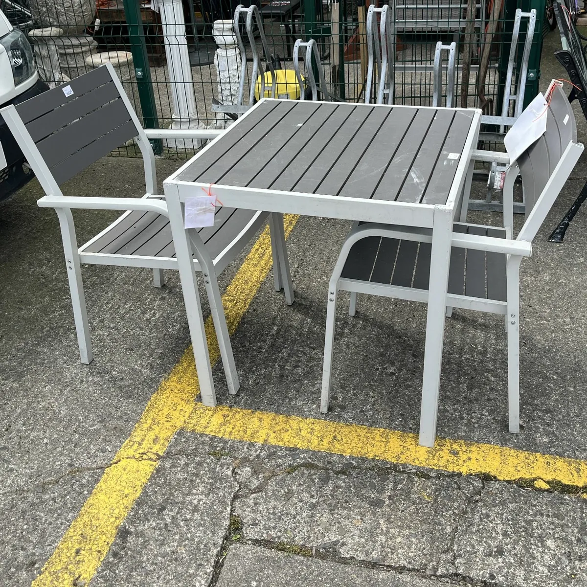 Grey IKEA Patio Set - Image 3