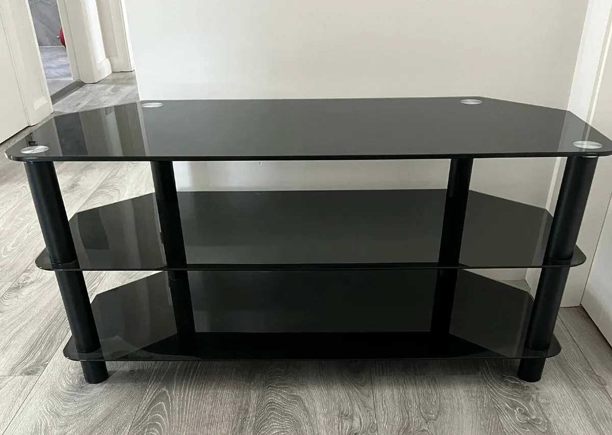 Large Glass TV Stand - Image 2