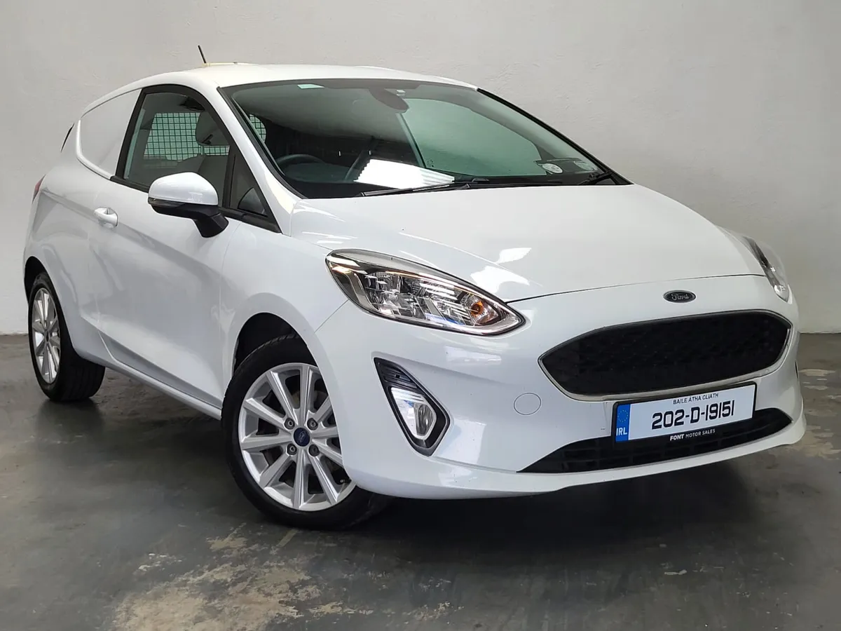 202 FORD FIESTA ZETEC  VAN 1.5TD = IMMACUALTE = - Image 3