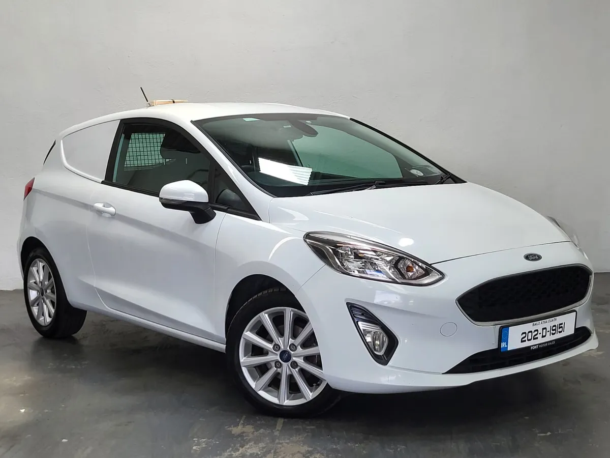 202 FORD FIESTA ZETEC  VAN 1.5TD = IMMACUALTE = - Image 1