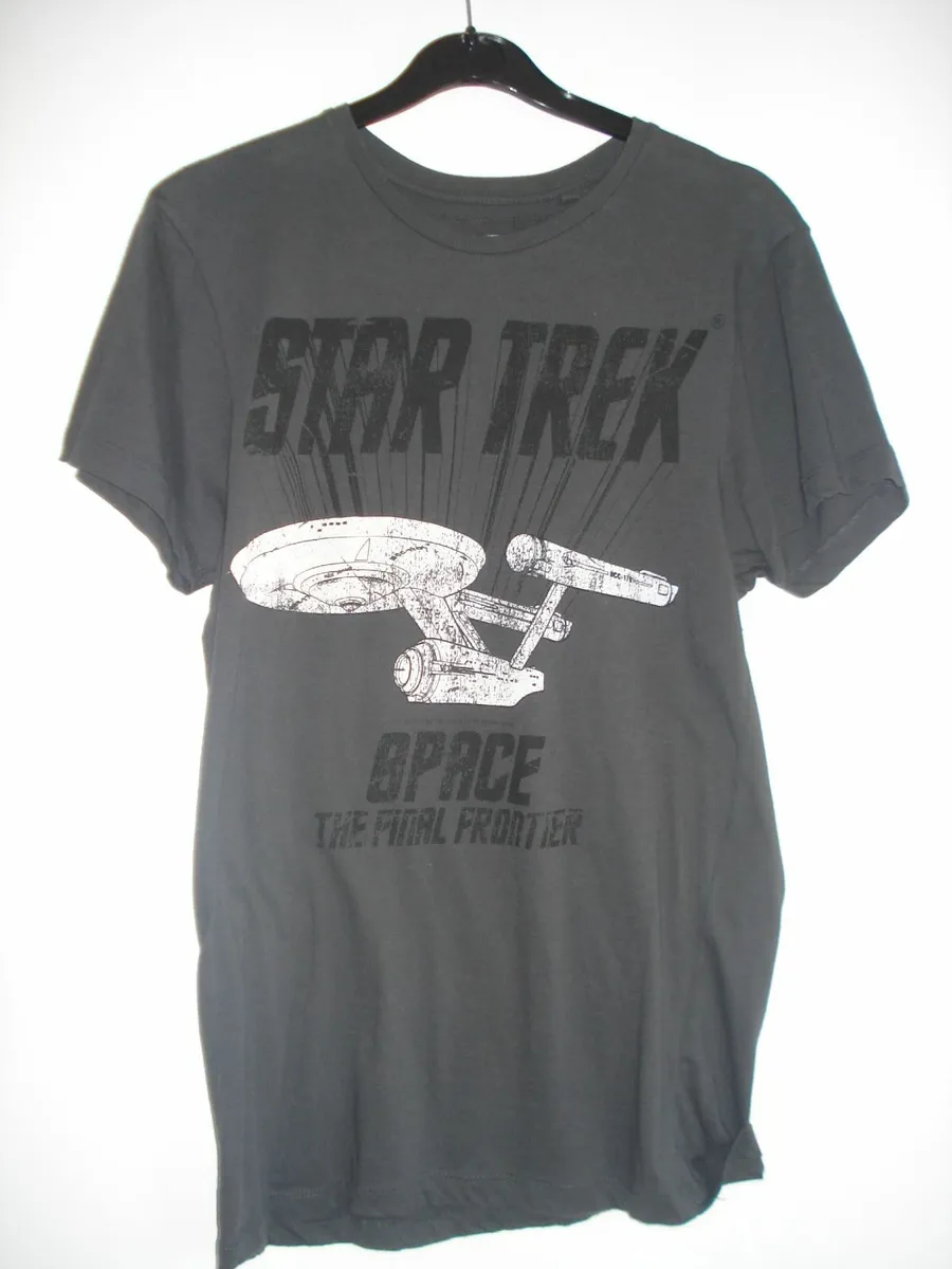 STAR TREK THE FINAL FRONTIER T SHIRT. SMALL. - Image 1