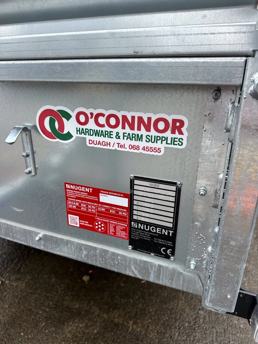 Nugent Single axle trailer - Image 3