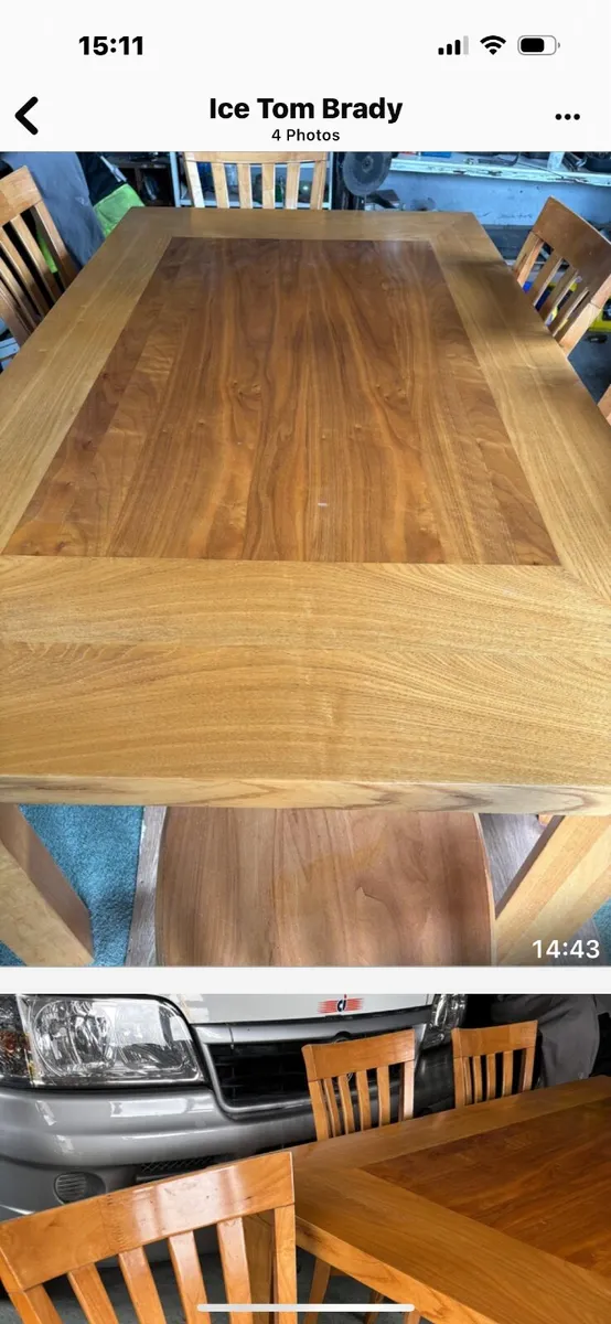 Dining table and chairs - Image 1