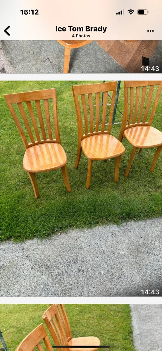 Dining table and chairs - Image 4