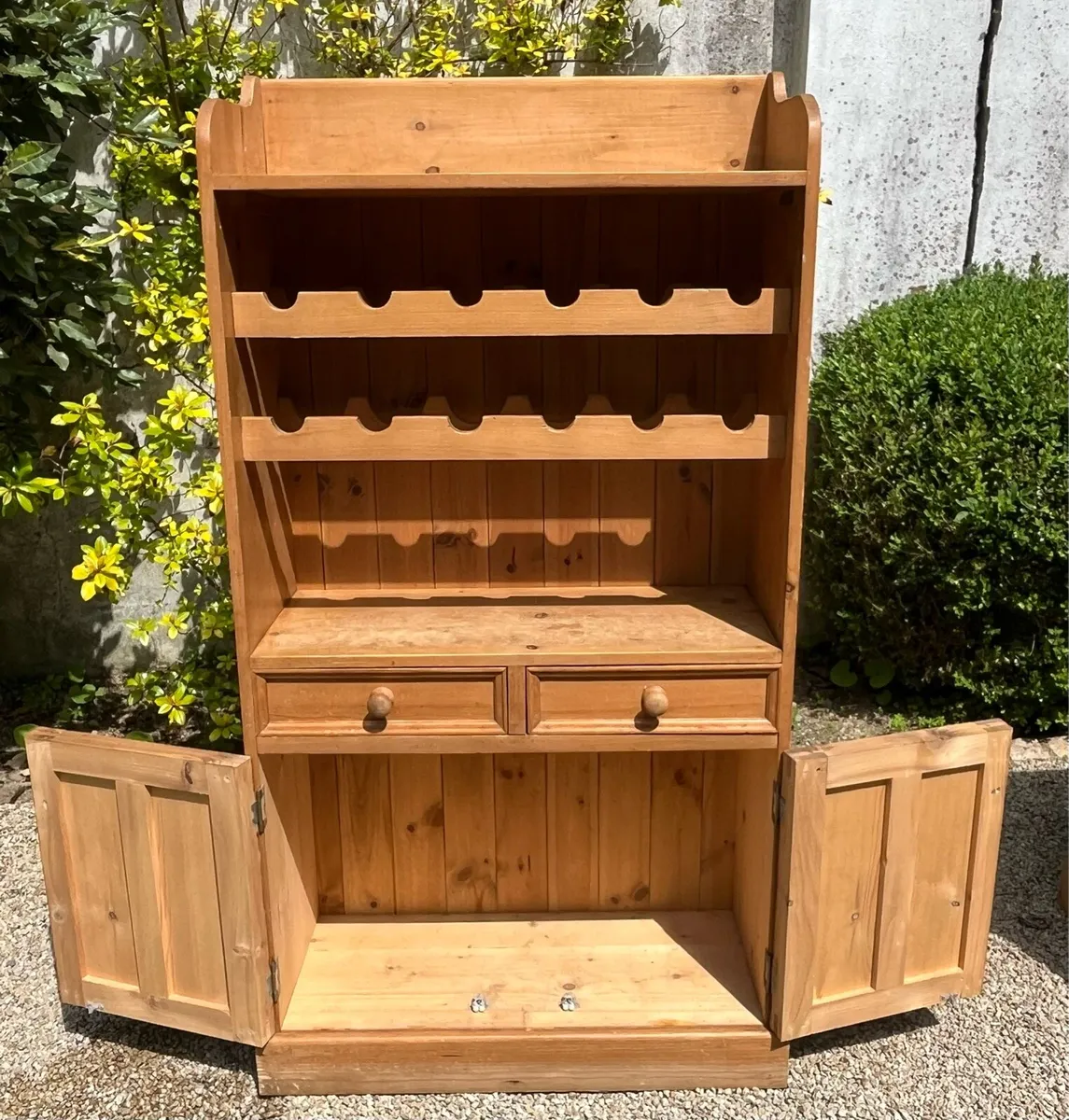Kitchen cabinet and wine rack - Image 2