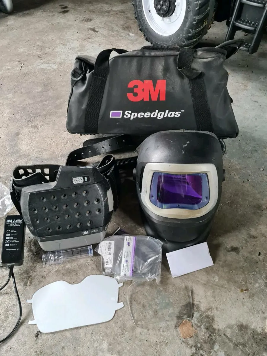 3M speedglass 9100fx  air fed welding shield - Image 1