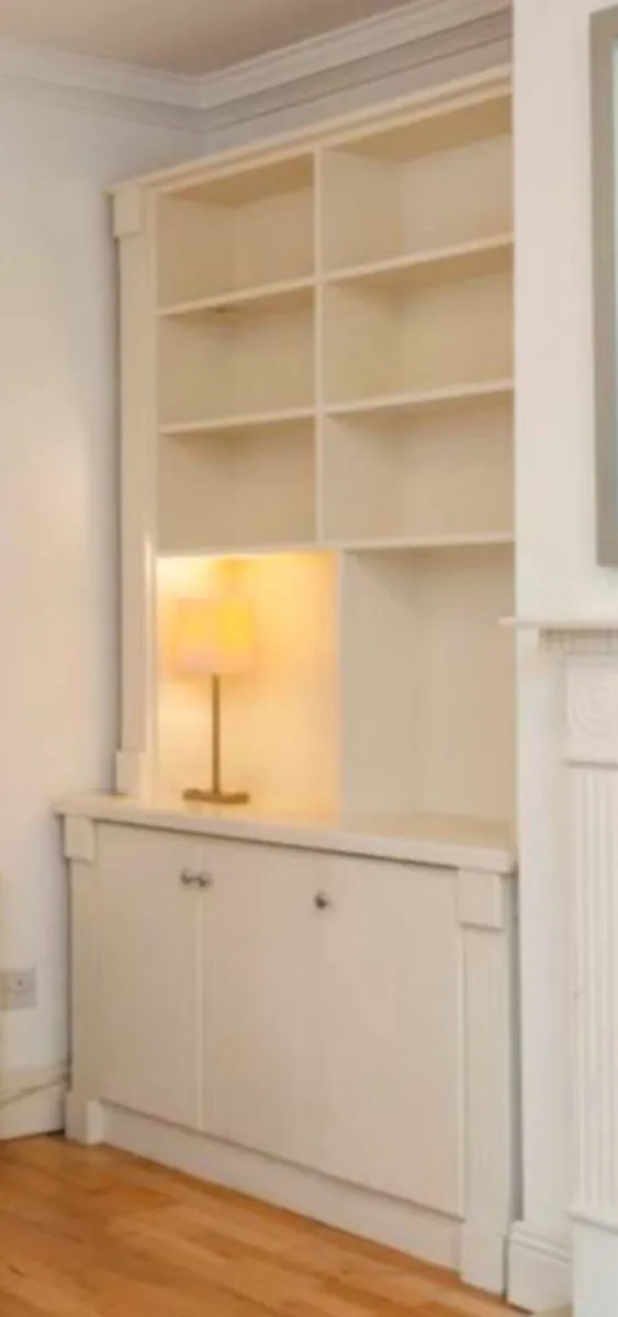 Pair of living room shelving storage cabinets - Image 2