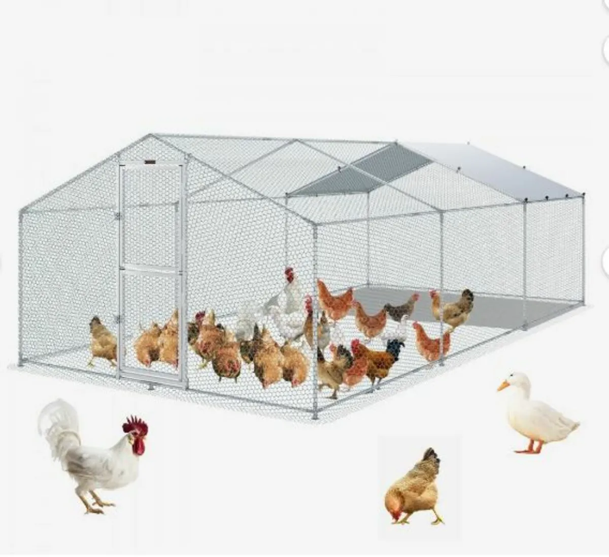 Large Metal Chicken Coop - Image 1