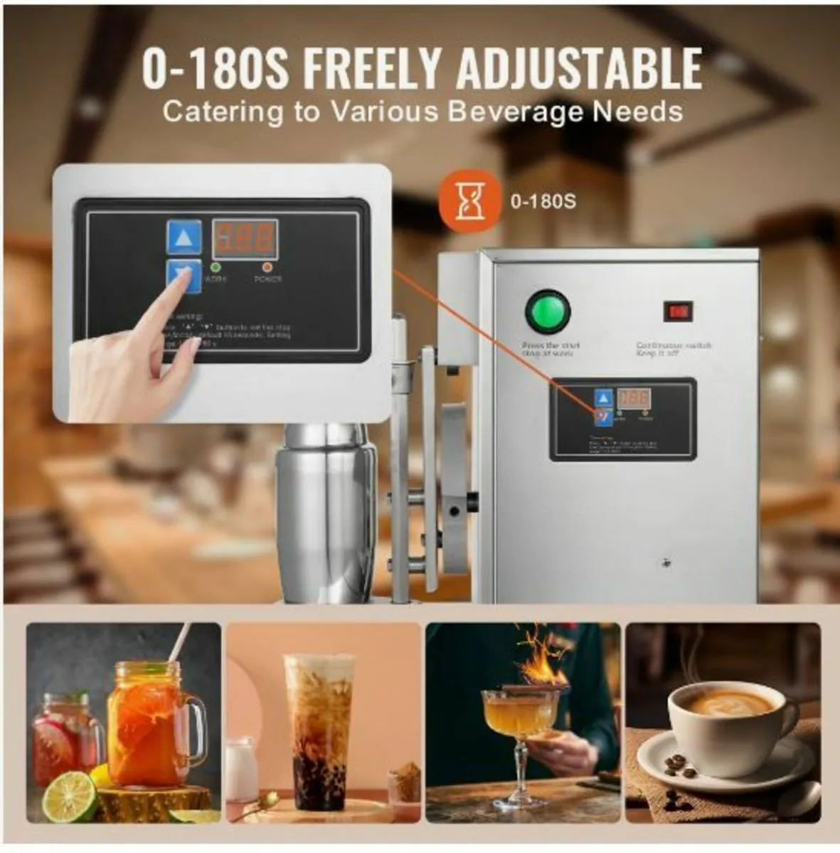 Milkshake Maker Machine 120W Electric - Image 4