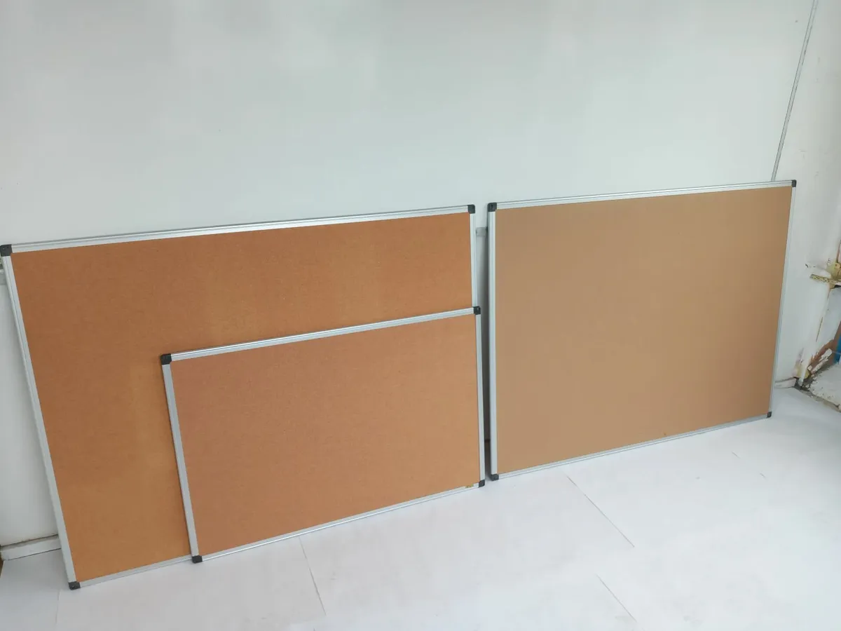 Delivery - Lot of 3 Cork Notice Boards for Sale - Image 2