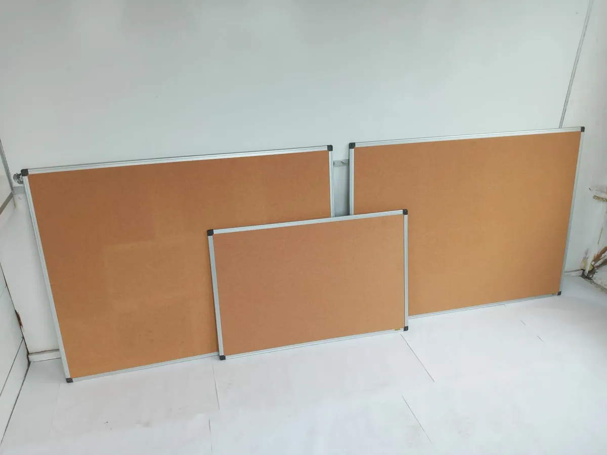 Delivery - Lot of 3 x Cork Notice Boards for Sale - Image 2