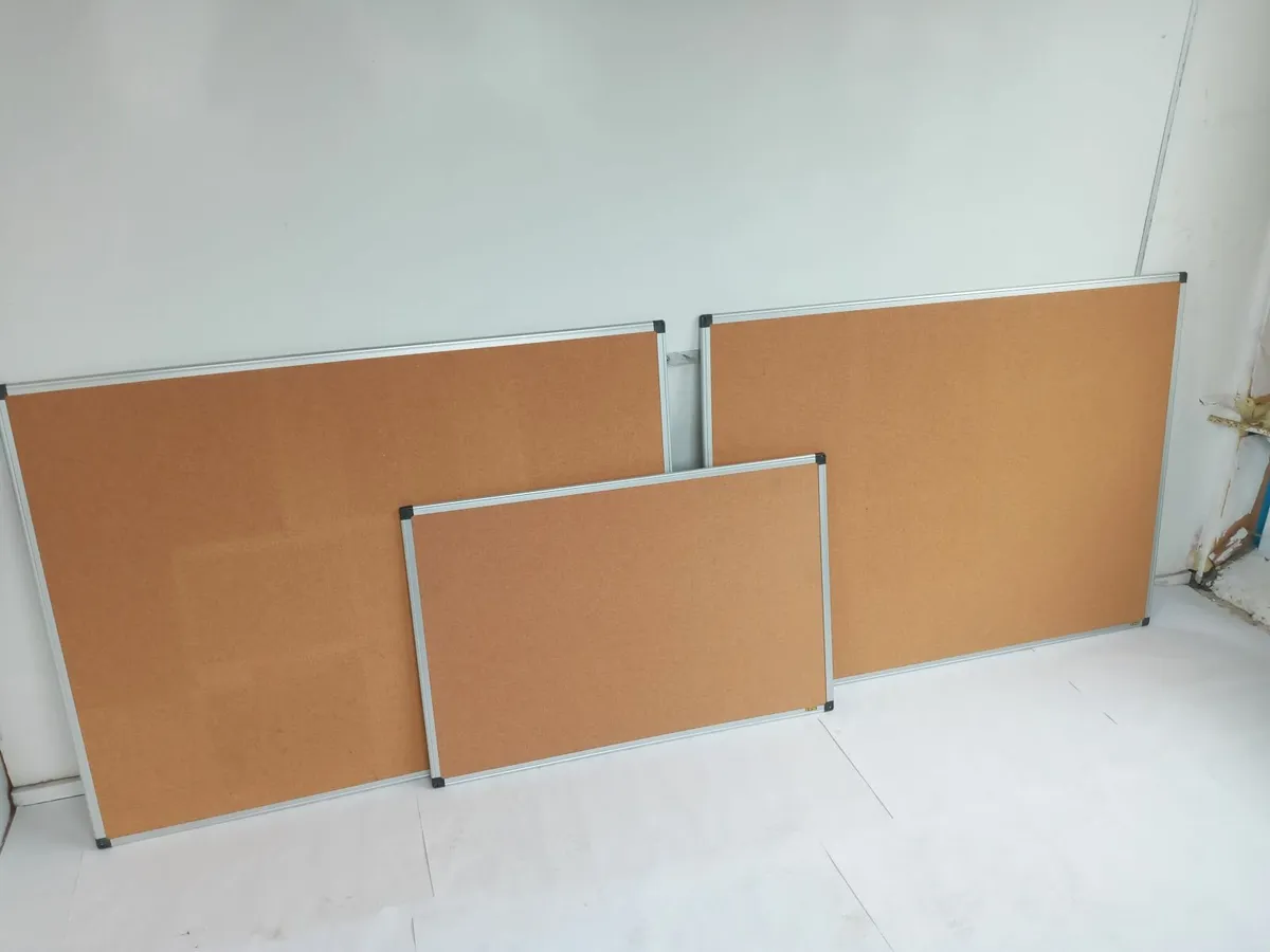 Delivery - Lot of 3 x Cork Notice Boards for Sale - Image 4