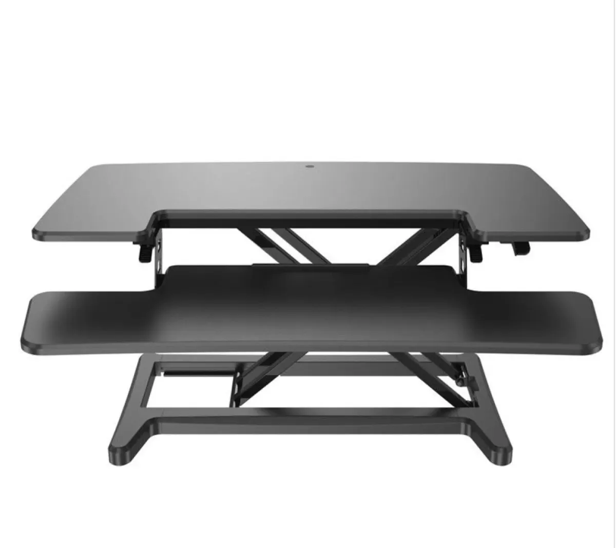 Height adjustable sit stand workstation for desk - Image 2