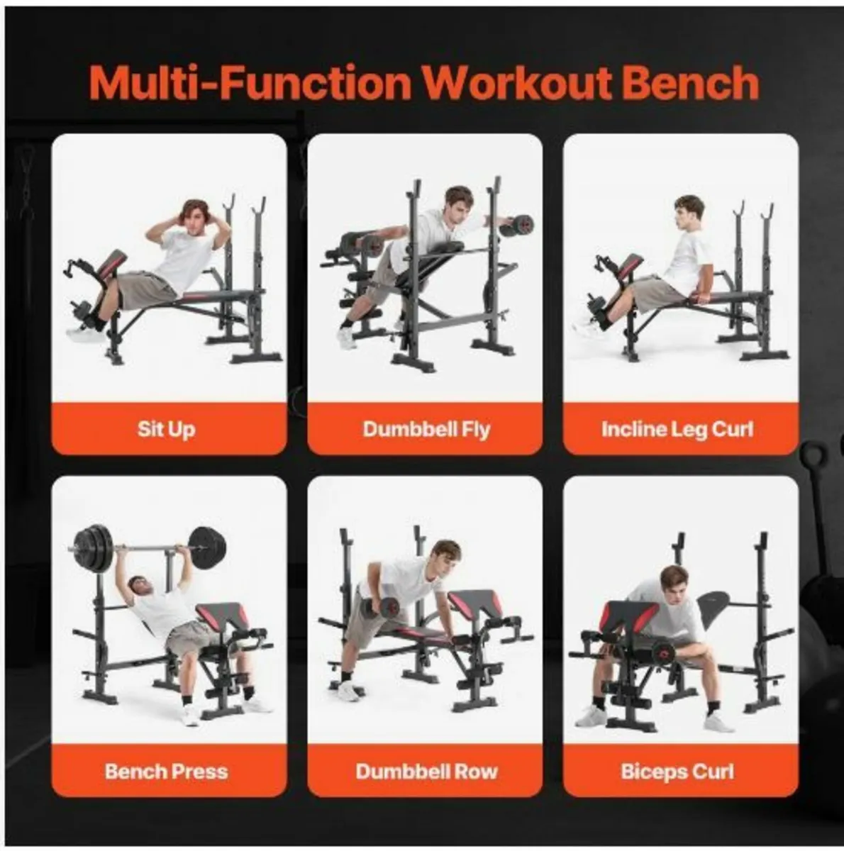Weight Bench Sit up Bench Home Gym Strength - Image 3