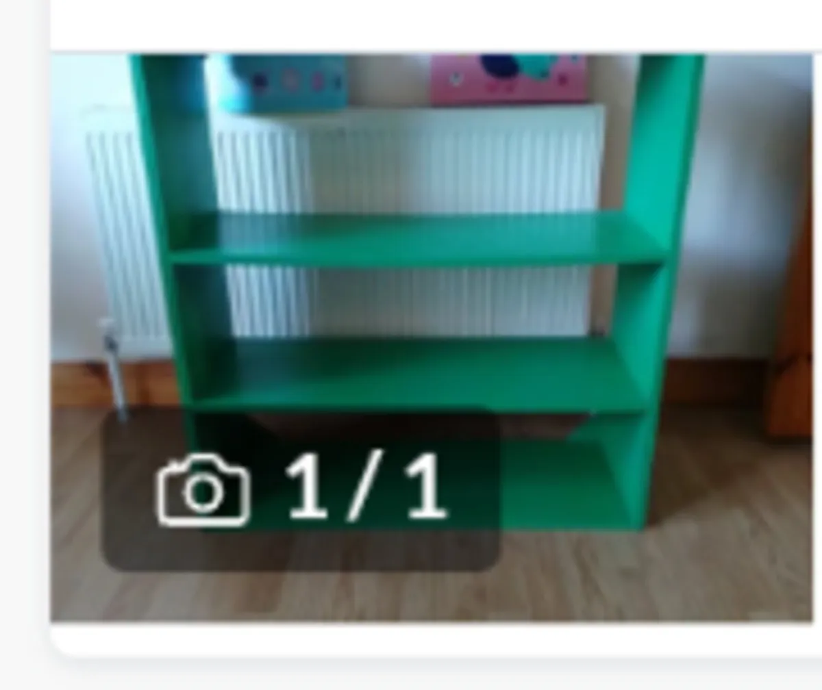 Free desk and 2x shelves - Image 3