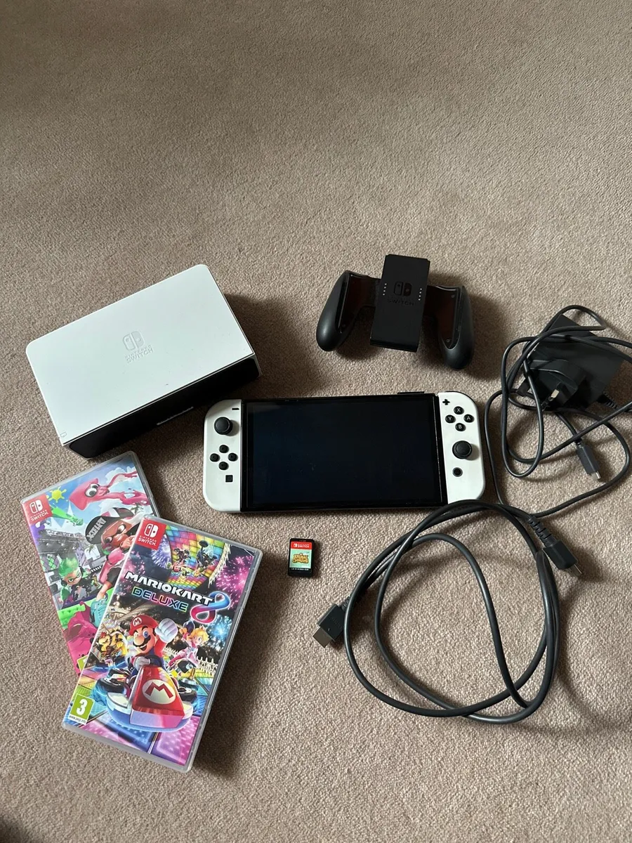 Nintendo Switch OLED and Games package - Image 1
