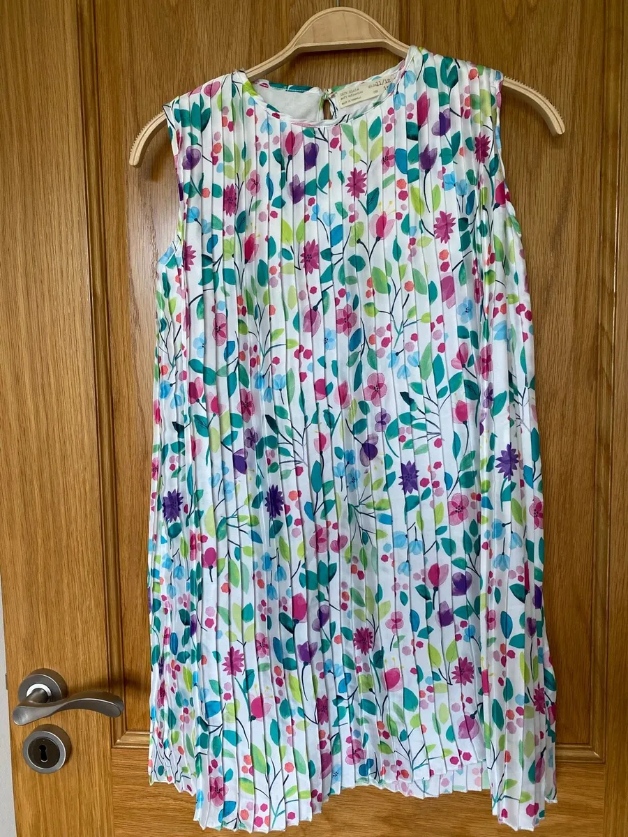 Girl’s ZARA Girl soft collection Floral Dress - Image 1